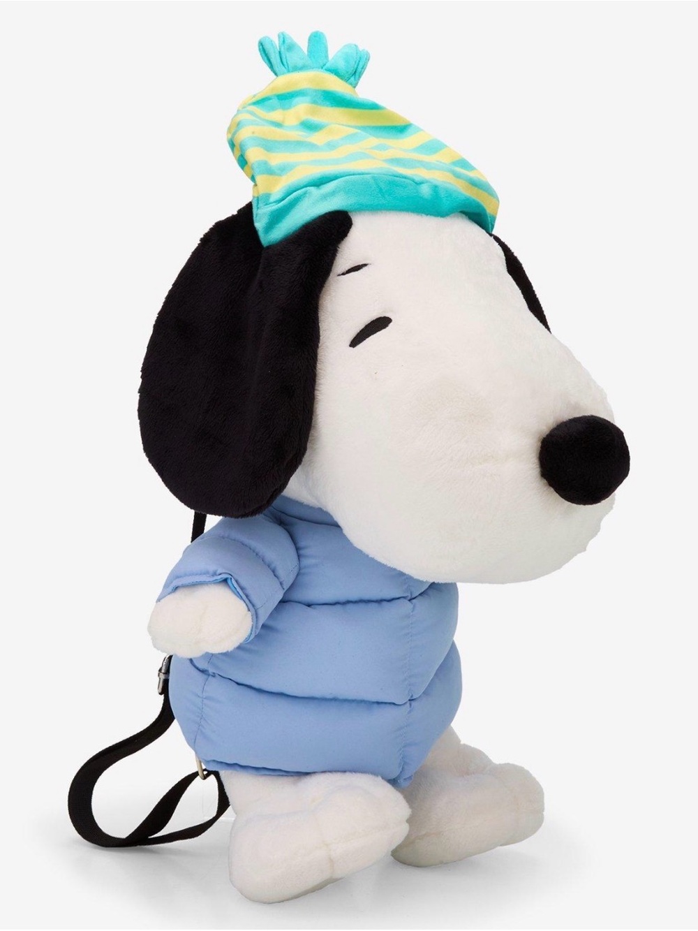 Peanuts Snoopy Plush 7”x18” Backpack- New